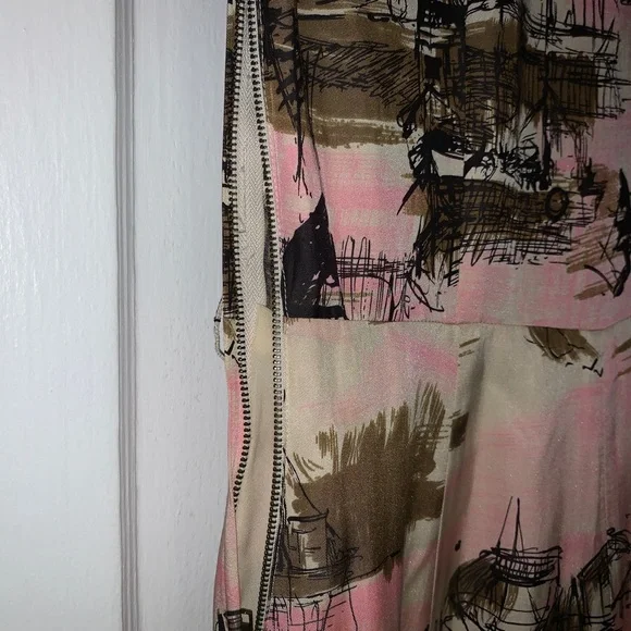 MAYLE DRESS ART PRINT WORK MIDI DRESS - Picture 6 of 8